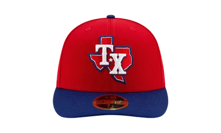 Кепка New Era 59FIFTY Rangers 2020 Alt3, красно-синяя