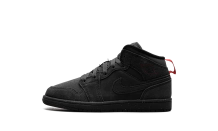 Детские кроссовки Jordan 1 Mid SE Craft PS, дымчато-серые