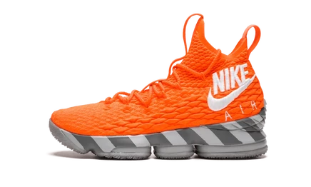 Кроссовки Nike LeBron XV KS2A AR5125 «Orange Box», оранжевые
