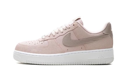 Кроссовки Nike Air Force 1 Low вельвет, бежевые