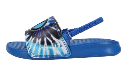 Шлепанцы для малышей Champion Tie Dye, сине-черные