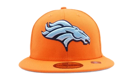 Унисекс-кепка New Era Broncos NE816, оранжево-голубая
