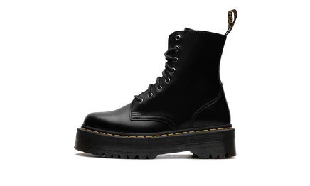 Ботинки dr martens jadon boot из гладкой кожи, черные