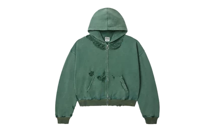 Худи Vale Destroyer Zip Up, зеленая
