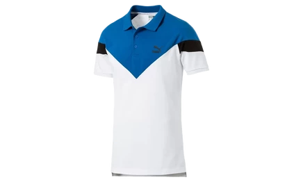 Поло Puma Iconic MCS Slim, белое
