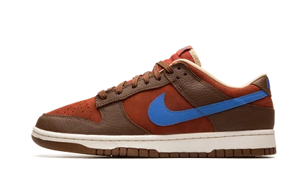 Кроссовки Nike Dunk Low Retro PRM, коричнево-голубые
