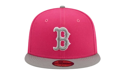 Кепка New Era 59FIFTY Boston Red Sox, розово-серая