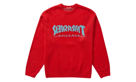 Унисекс свитер Supreme Thrasher FW21 SU10915, красный