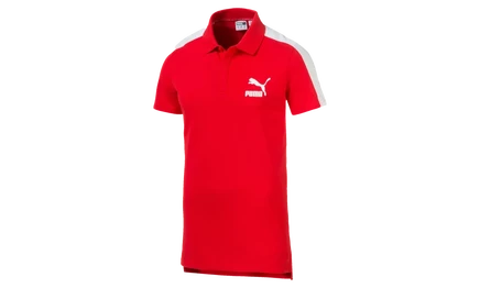 Поло Puma Iconic T7, красное