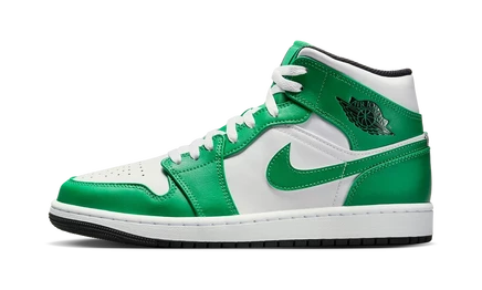 Кроссовки Jordan Air Jordan 1 Mid Lucky Green, зеленые
