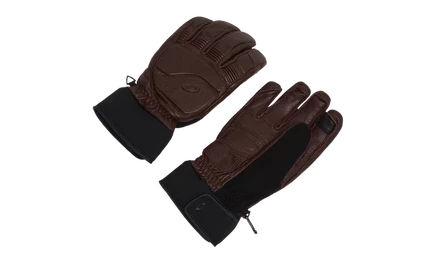 Унисекс кожаные перчатки Oakley Peak, гранатовые