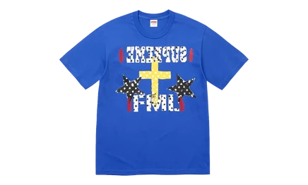 Унисекс-футболка Supreme FML Tee SS26, синяя