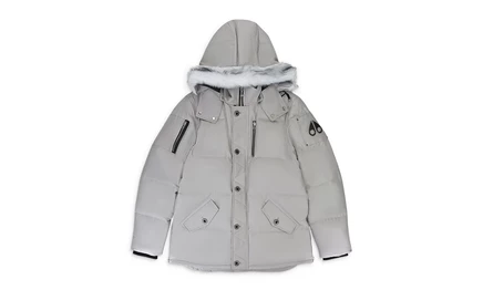 Пуховик Moose Knuckles Original 3Q Neoshear, темно-серый