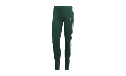 Леггинсы Adidas Originals 3-Stripes, зеленые