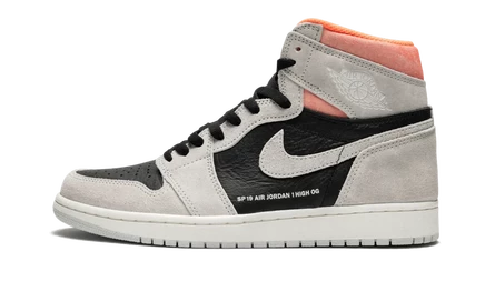 Кеды Air Jordan 1 Retro High OG, Neutral Grey/Hyper Crimson