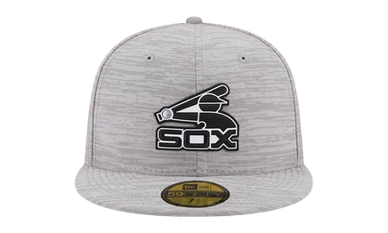 Унисекс бейсболка New Era 59FIFTY Уайт Сокс, серо-черная