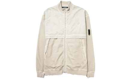 Кофта на молнии A-Cold-Wall Knitted Wash, слоновая кость
