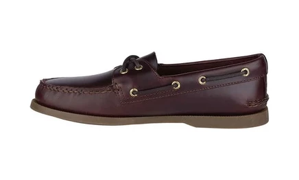 Топсайдеры Sperry A/O 2-EYE LEATHER 0195214, кожаные, цвет Amaretto