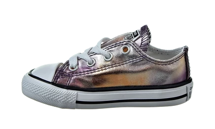 Детские кеды Converse CTAS OX TD, пыльно-розово‑бело‑черные