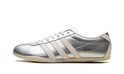 Кроссовки Adidas Tokyo, серебристо-кремовые