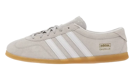 Женские кроссовки Adidas Gazelle Lo Pro, серо-белые