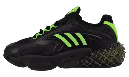 Кроссовки Adidas 4D Krazed, черно-зеленые