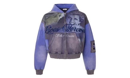 Мужское худи Vale Forever Queen, синее