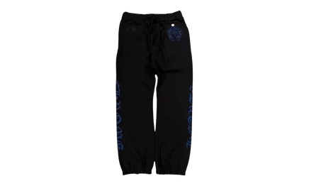 Спортивные штаны Chrome Hearts Logo, черно-синие