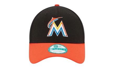 Кепка New Era 9FORTY Miami Marlins, черная