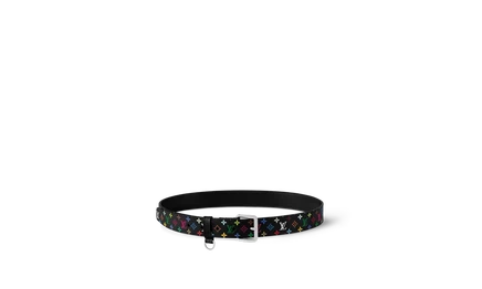 Ремень Louis Vuitton D-Ring 30 мм Takashi Murakami, черный