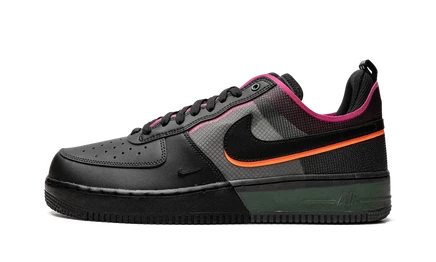 Кеды Nike Air Force 1 React, черно-розовые