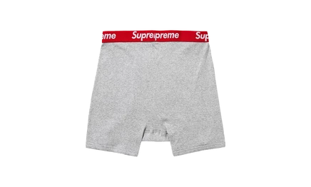 Мужские трусы-боксеры Supreme Hanes 2 шт., серый меланж