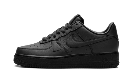 Кроссовки Nike Air Force 1 Low .SWOOSH Triple Black, черные