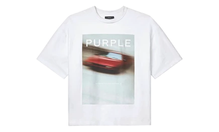 Мужская футболка Purple Brand Tunnel Vision, белая