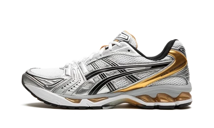 Кроссовки Asics Gel-Kayano 14, бело-золотистые