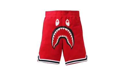 Шорты Bape Shark Basketball, красные