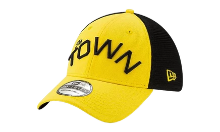 Унисекс кепка New Era 39THIRTY Color Flip, черная/желтая