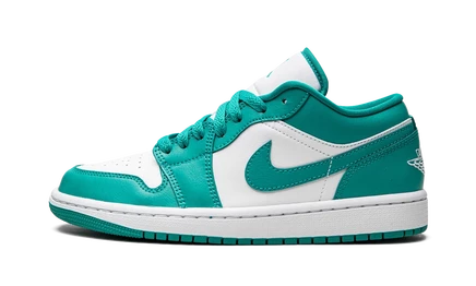 Женские кроссовки Jordan 1 Low New Emerald, зеленые