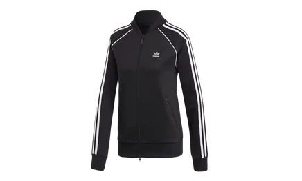 Спортивная куртка Adidas Superstar Track, черно-белая