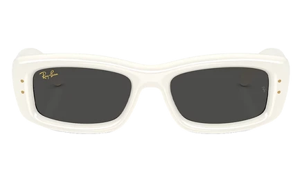 Унисекс очки Ray-Ban Kiliane Puffer, кремовые