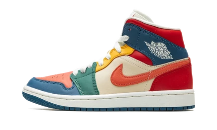 Женские кроссовки Jordan Air Jordan 1 Mid SE, многоцветные