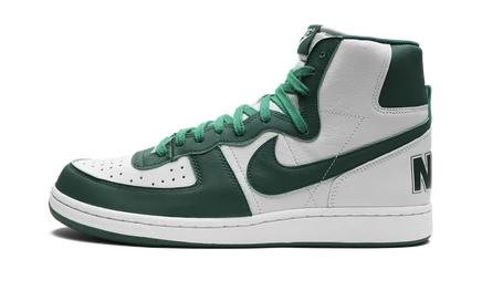 Кроссовки Nike Terminator High «Noble Green», бело-зеленые