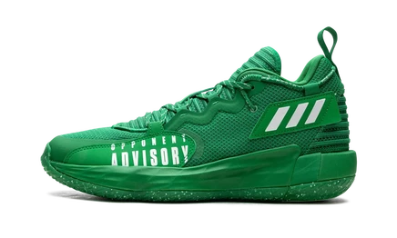 Кроссовки Adidas DAME 7 EXTPLY, зеленые