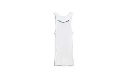 Унисекс майка Chrome Hearts Scroll Tank Top, белая