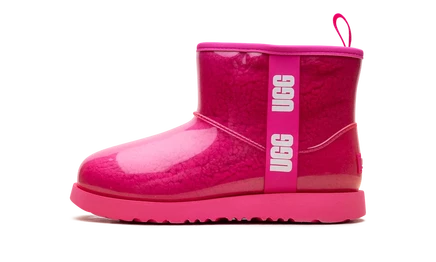 Детские ботинки UGG Classic Clear Mini PS, пудрово-розовые