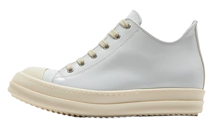Мужские кроссовки Rick Owens Ramone Low, бело-молочные