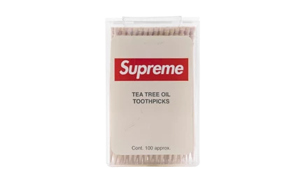 Зубочистки Supreme с маслом чайного дерева, 100 шт.