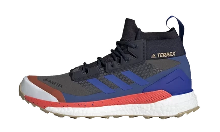 Ботинки Adidas Terrex Free Hiker GTX, серый/ярко-синий/темно-синий
