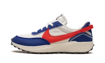 Кроссовки Nike Waffle Debut Swoosh, сине-красные