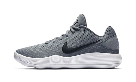 Мужские низкие баскетбольные кроссовки Nike Hyperdunk 2017, серые